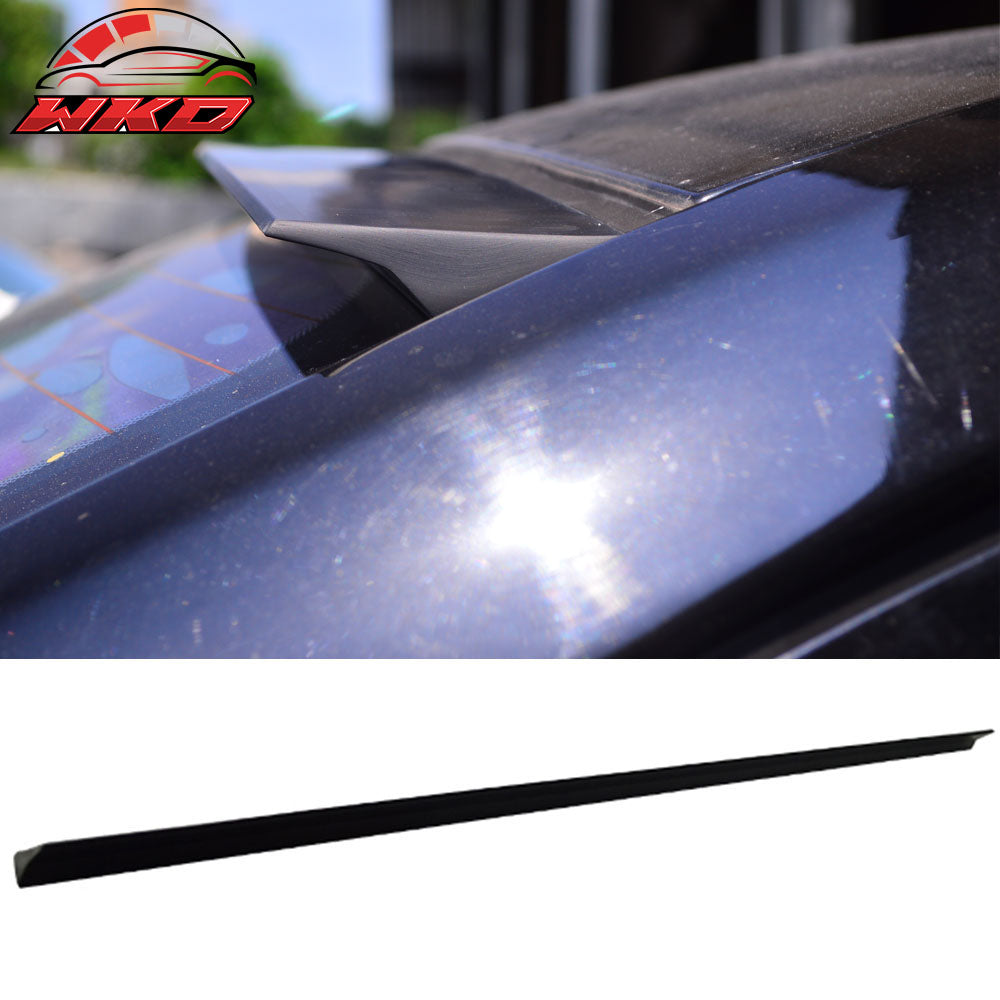 Fits 97-01 Honda Prelude 5th 2Dr VRS Style Roof Spoiler Unpainted Black - PUF