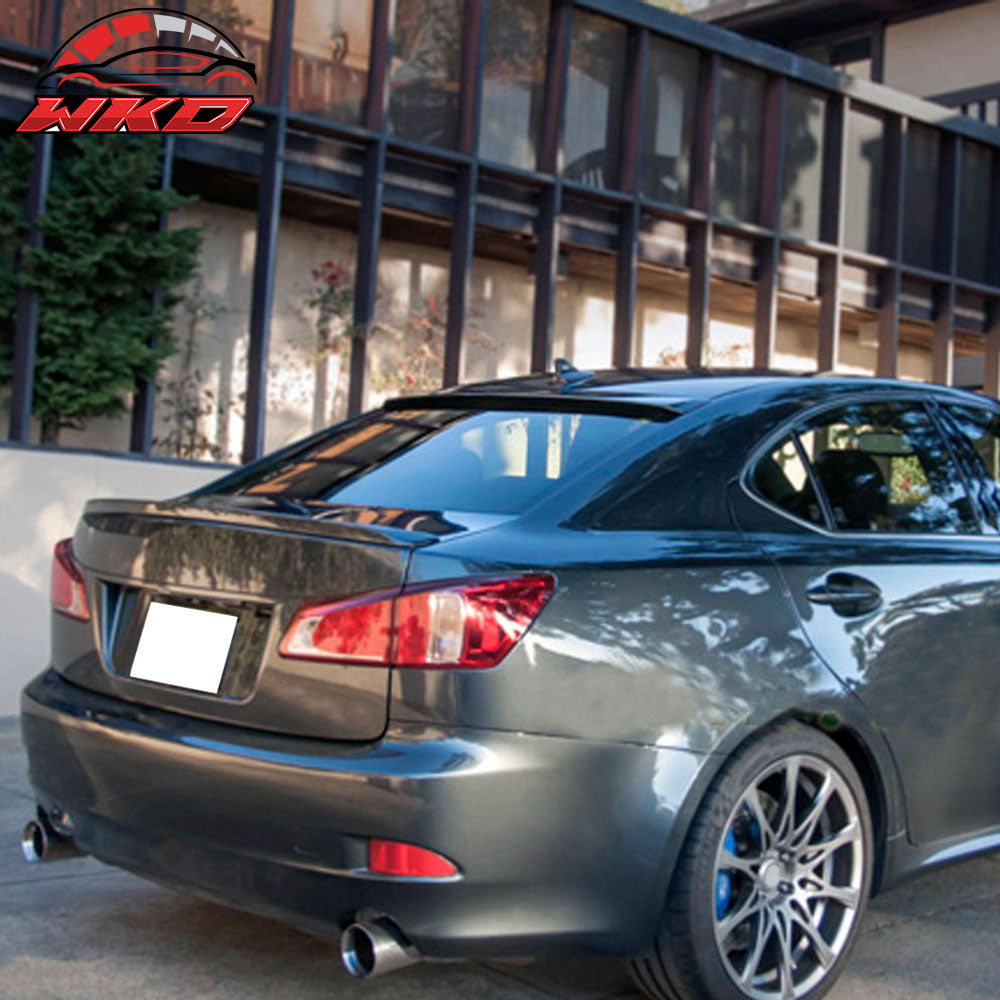 Fits 06-13 Lexus IS250 IS350 OE Style Rear Roof Window Spoiler Wing Unpainted