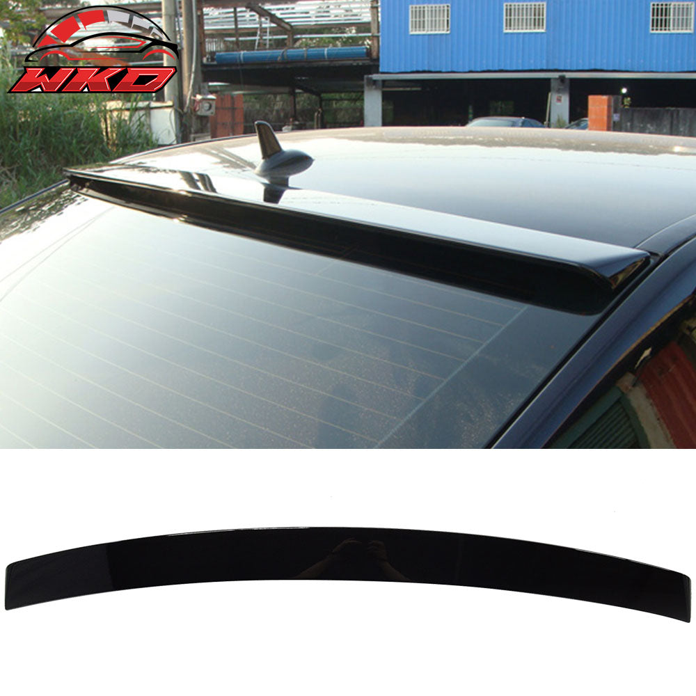 Fits 10-16 Benz E-Class W212 OE Style Roof Spoiler Painted #197 Obsidian Black