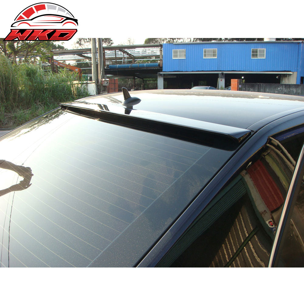 Fits 10-16 Benz E-Class W212 OE Style Roof Spoiler Painted #197 Obsidian Black