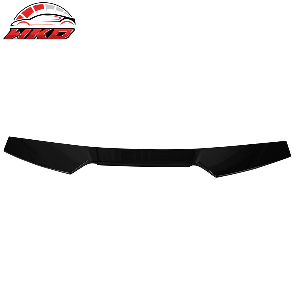 Fits 15-21 Subaru WRX & STI V2 Style Rear Roof Spoiler Wing Painted #D4S Black