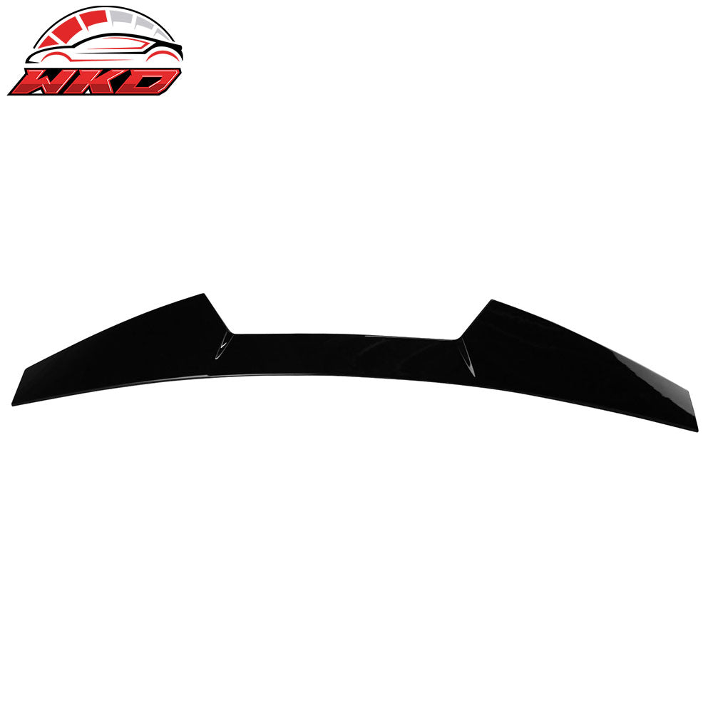Fits 15-21 Subaru WRX & STI V2 Style Rear Roof Spoiler Wing Painted #D4S Black
