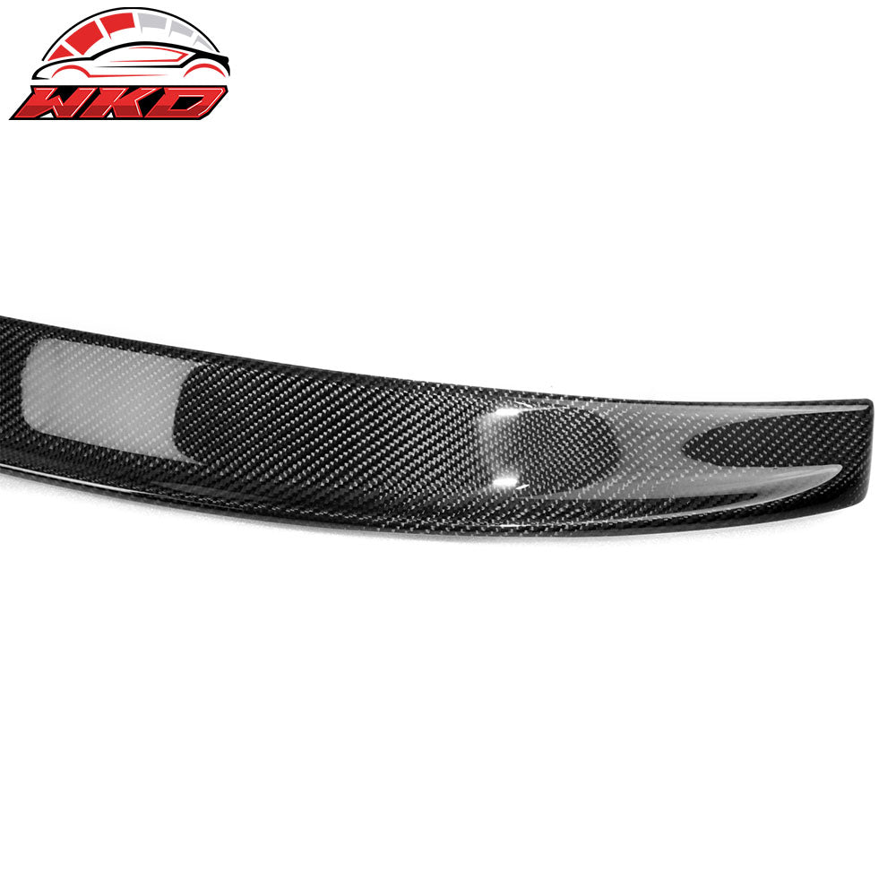 Closeout! Fits 17-23 BMW G30 5-Series Sedan Carbon Fiber Roof Window Spoiler Lip