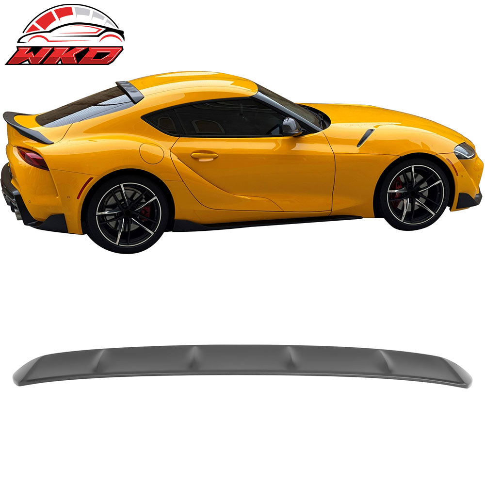 Fis 20-25 Toyota GR Supra 5th V2 Style Matte Black Rear Window Roof Spoiler Wing