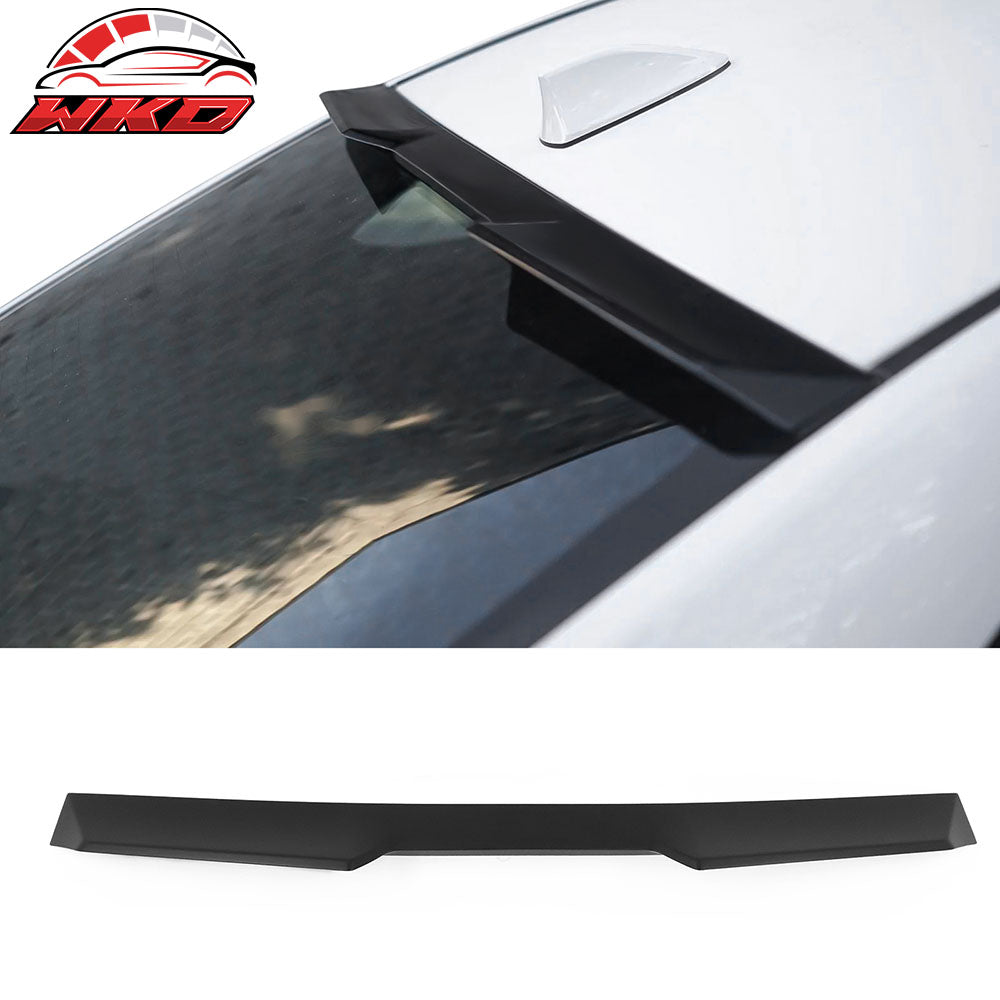 Fits 22-25 Subaru WRX 5th Gen V Style Rear Roof Window Spoiler Wing Matte Black