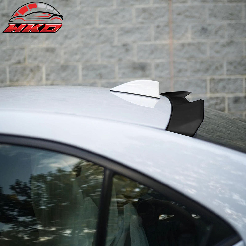 Fits 22-25 Subaru WRX 5th Gen V Style Rear Roof Window Spoiler Wing Matte Black