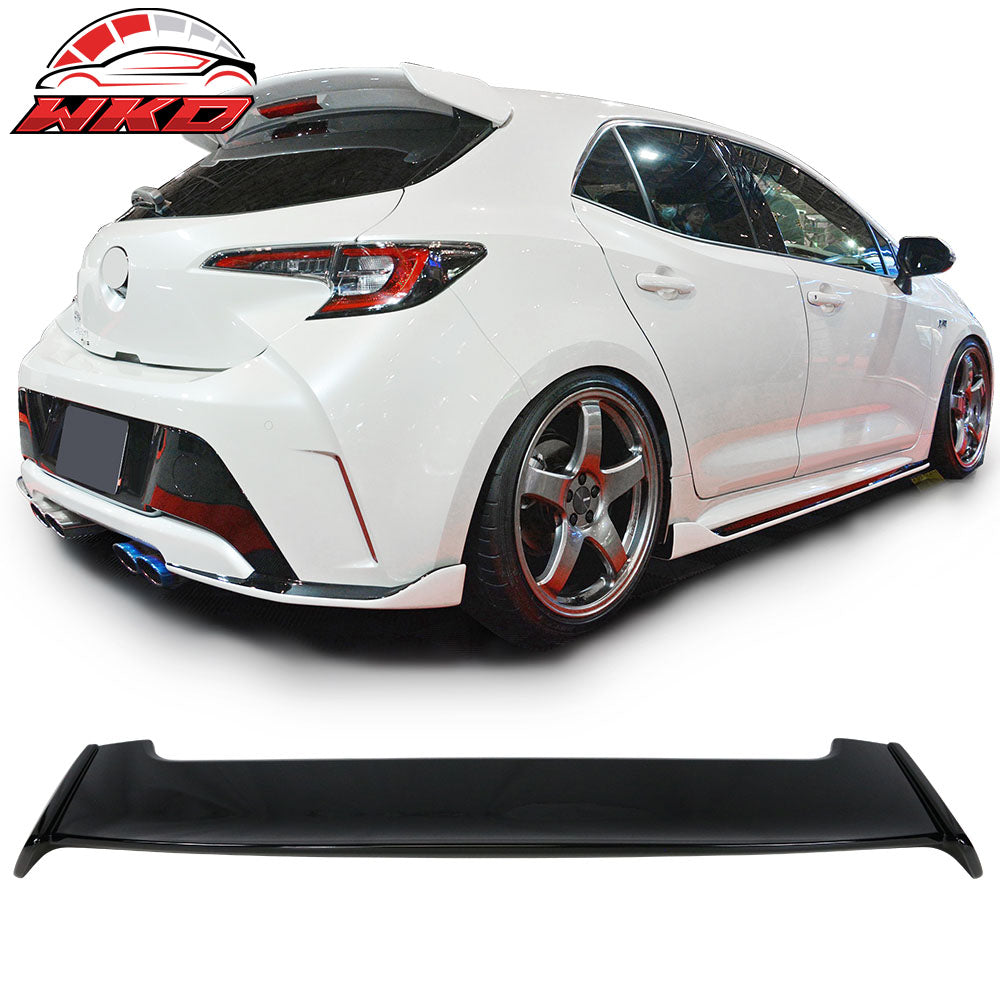 Fits 19-25 Toyota GR Corolla Hatchback Blitz Roof Spoiler Painted #218 Black