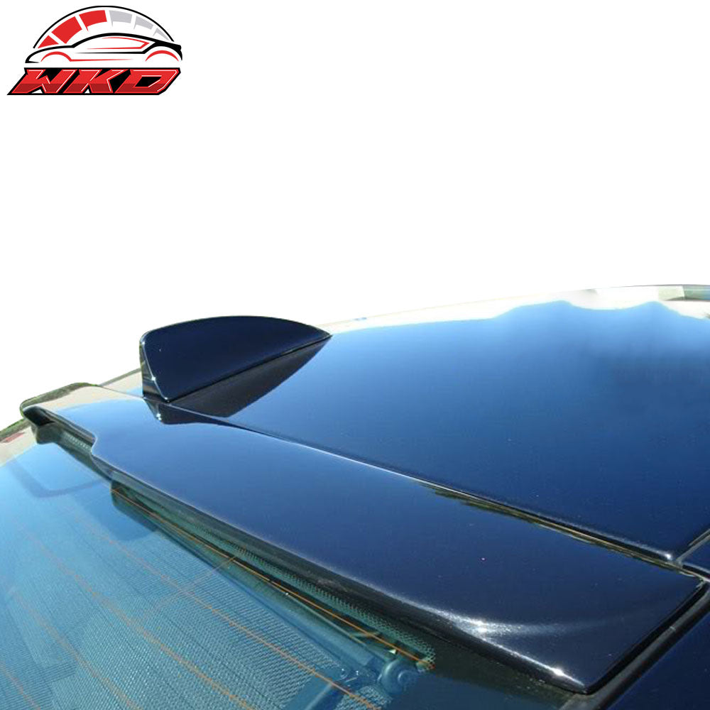 Fits 04-10 BMW 5 Series E60 AC Style Matte Black Rear Roof Window Spoiler Wing