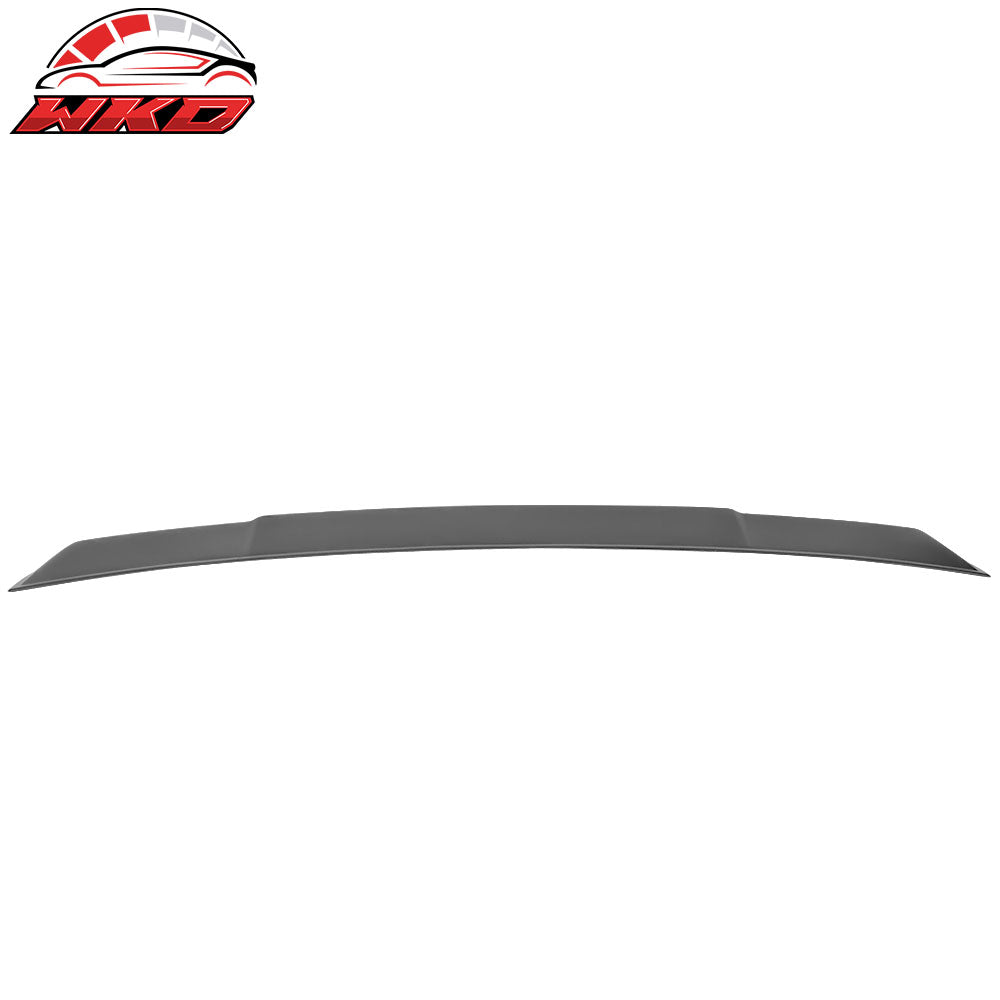 Fits 19-26 BMW 3 Series G20 Ikon Style Roof Spoiler Wing Lip Matte Black PP