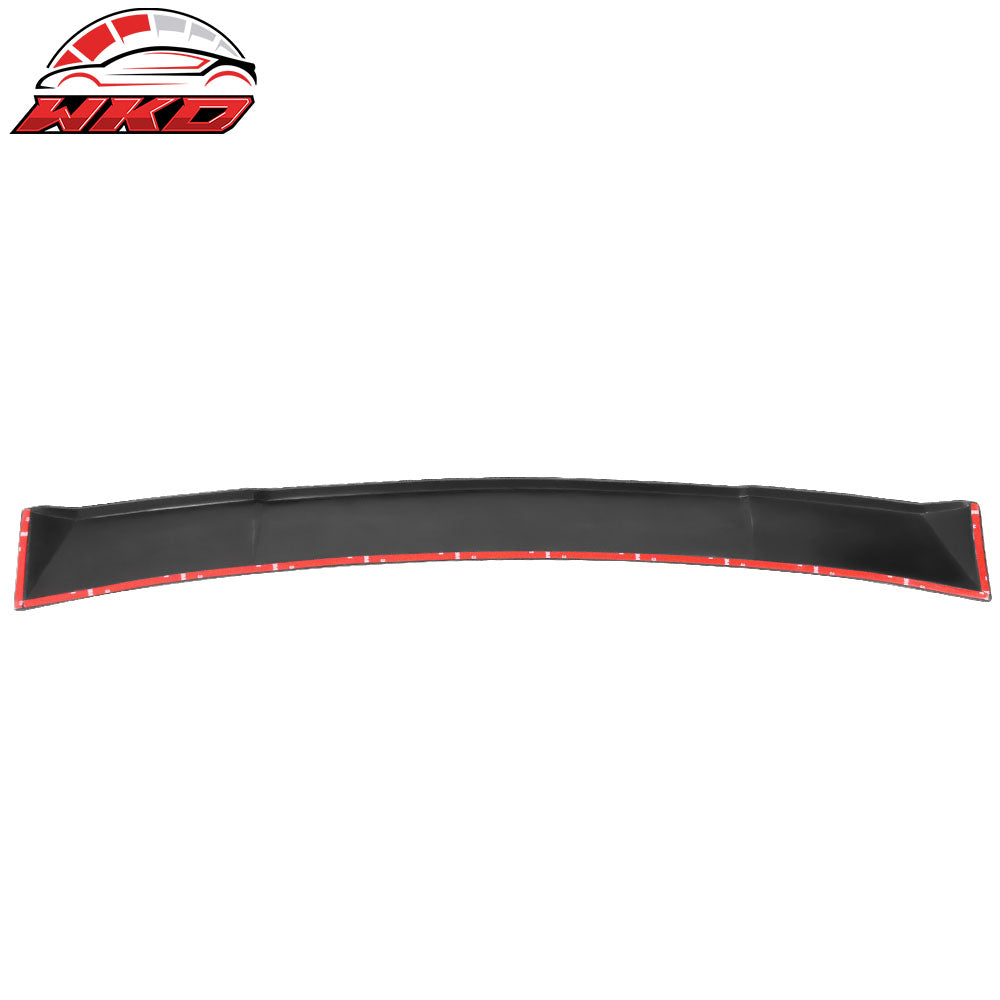 Fits 19-26 BMW 3 Series G20 Ikon Style Roof Spoiler Wing Lip Matte Black PP