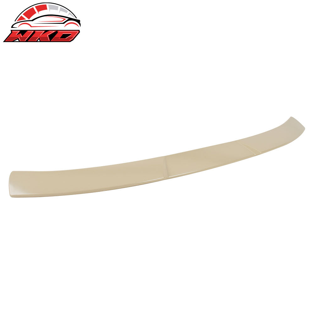 Fits 16-21 Honda Civic 10th Sedan Rear Roof Window Spoiler Wing Unpainted Beige