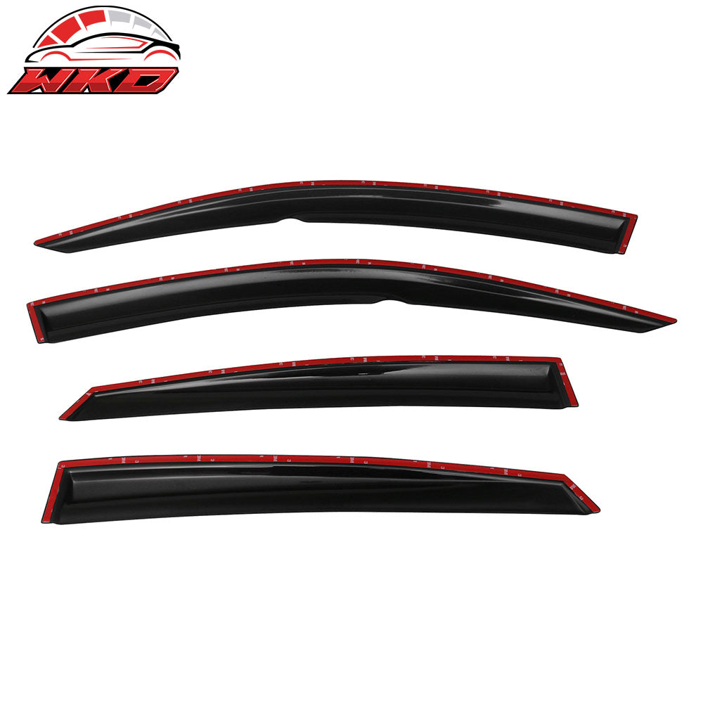 Fits 16-21 Civic X 10th Gen Sedan  Roof Spoiler MUG Style Window Visor