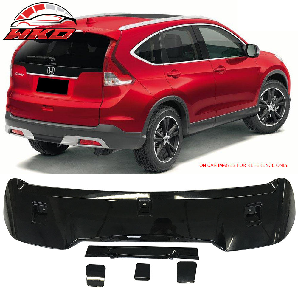 Fits 12-16 Honda CR-V CRV OE Style Rear Roof Window Spoiler Wing ABS Gloss Black