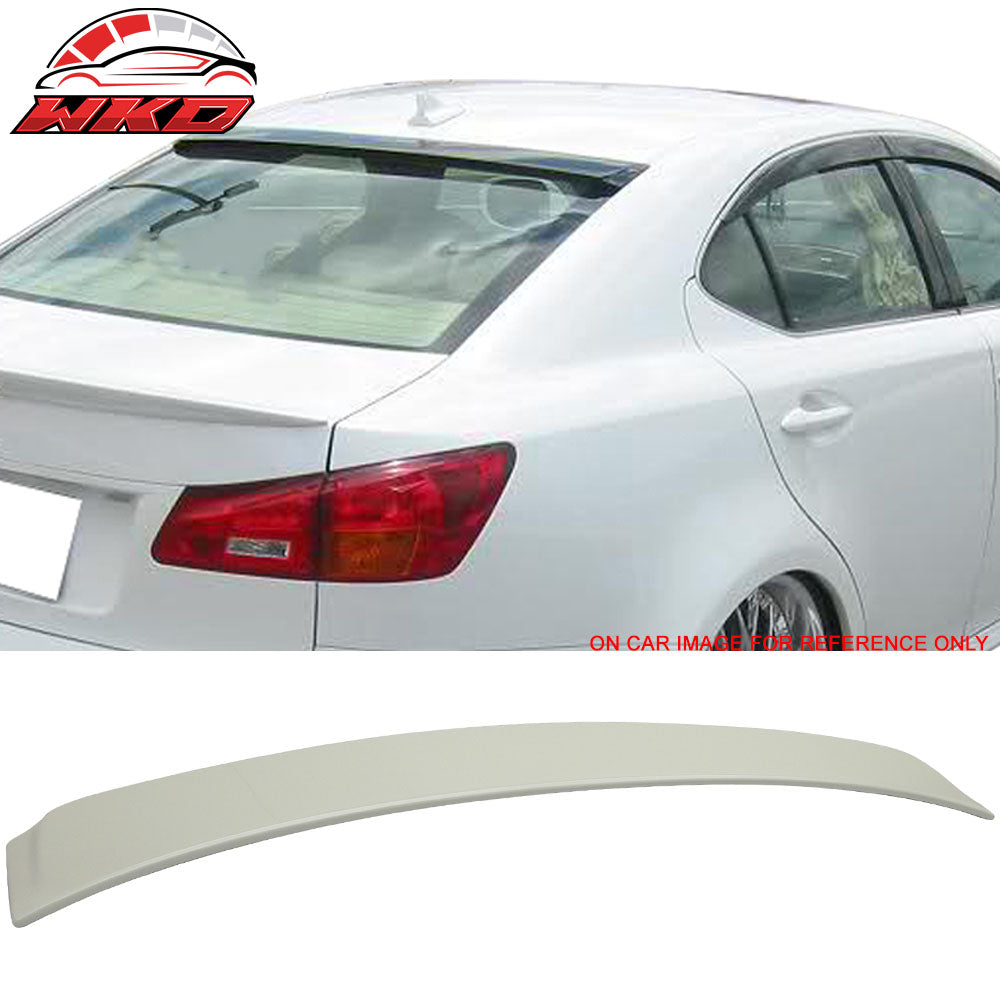 Fits 06-13 Lexus IS250 IS350 OE Style Roof Spoiler Painted #077 Starfire Pearl