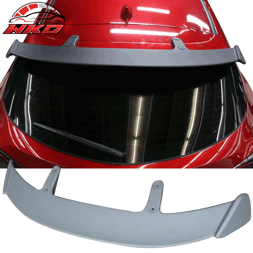 Fits 14-18 Mazda 3 5Dr Hatchback AE Style Rear Roof Spoiler Wing - ABS