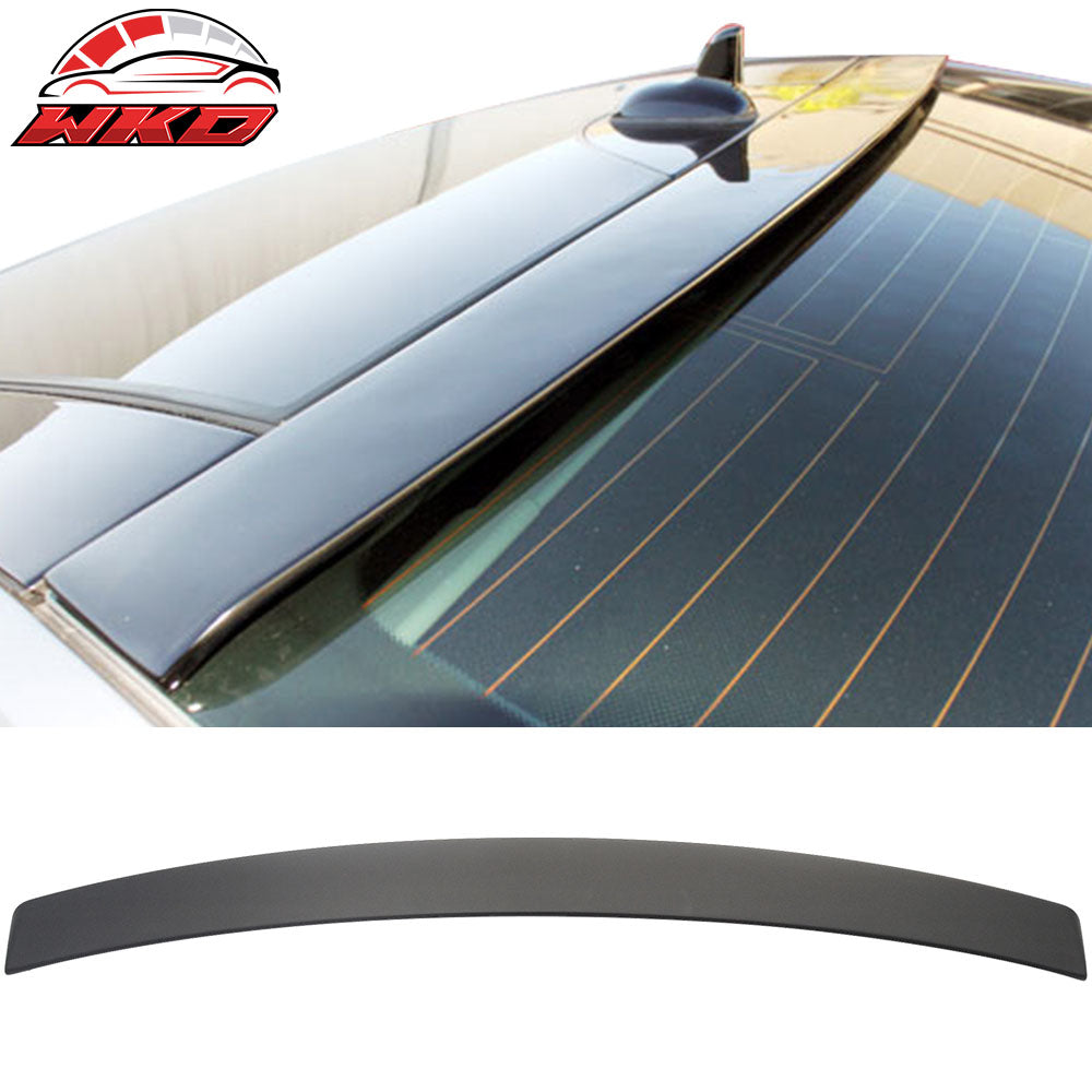 Fits 10-16 Benz W212 E-Class Sedan L Style Matte Black Rear Roof Spoiler Wing