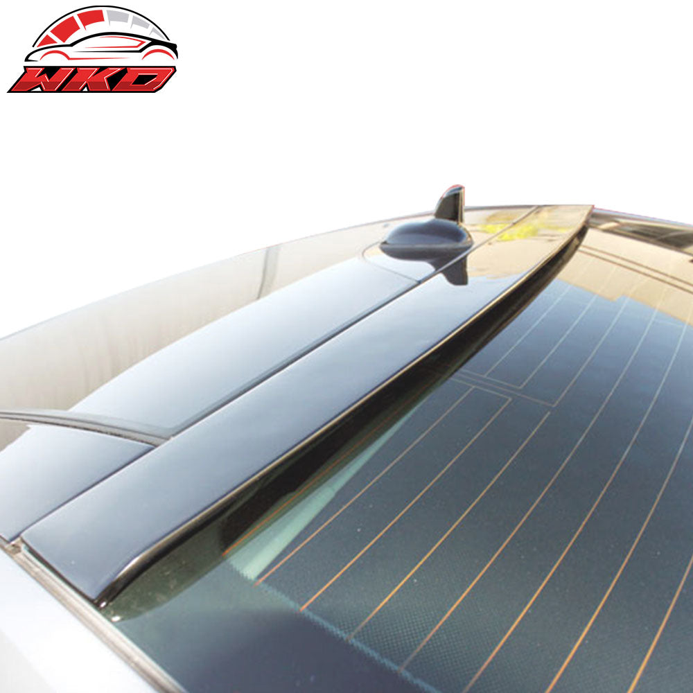 Fits 10-16 Benz W212 E-Class Sedan L Style Matte Black Rear Roof Spoiler Wing