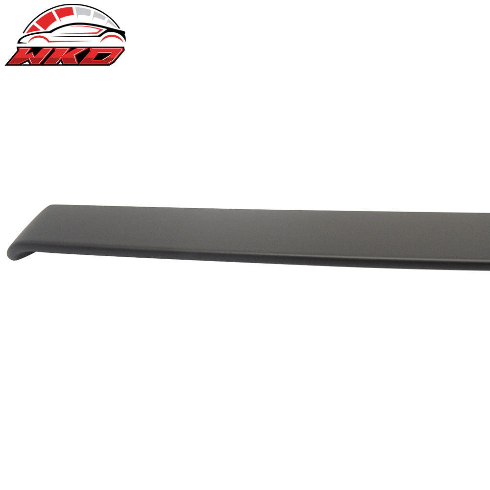 Fits 10-16 Benz W212 E-Class Sedan L Style Matte Black Rear Roof Spoiler Wing