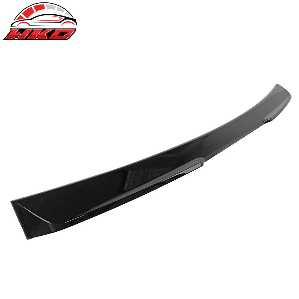 Fits 15-21 Subaru WRX STI X Style Rear Roof Spoiler Painted #D4S Crystal Black