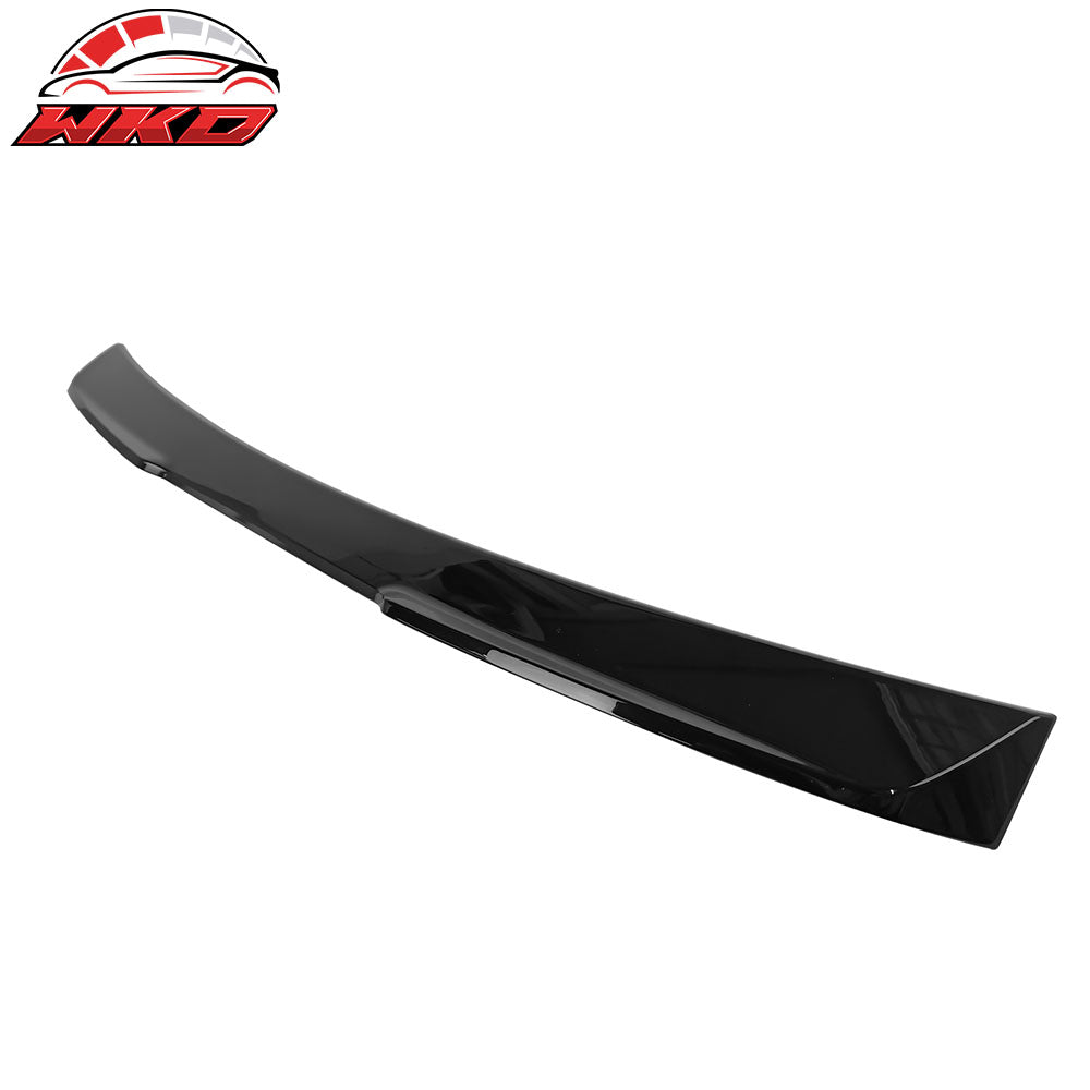Fits 15-21 Subaru WRX STI X Style Rear Roof Spoiler Painted #D4S Crystal Black