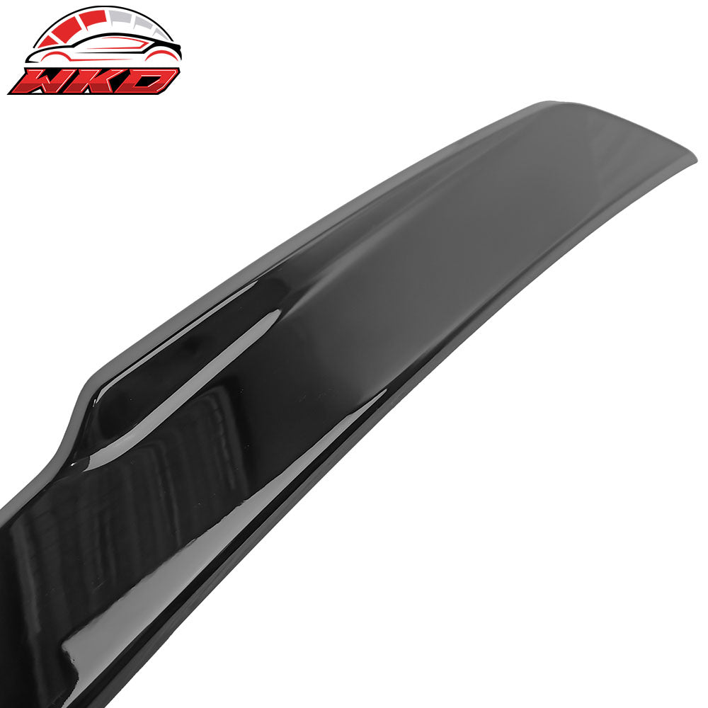 Fits 15-21 Subaru WRX STI X Style Rear Roof Spoiler Painted #D4S Crystal Black