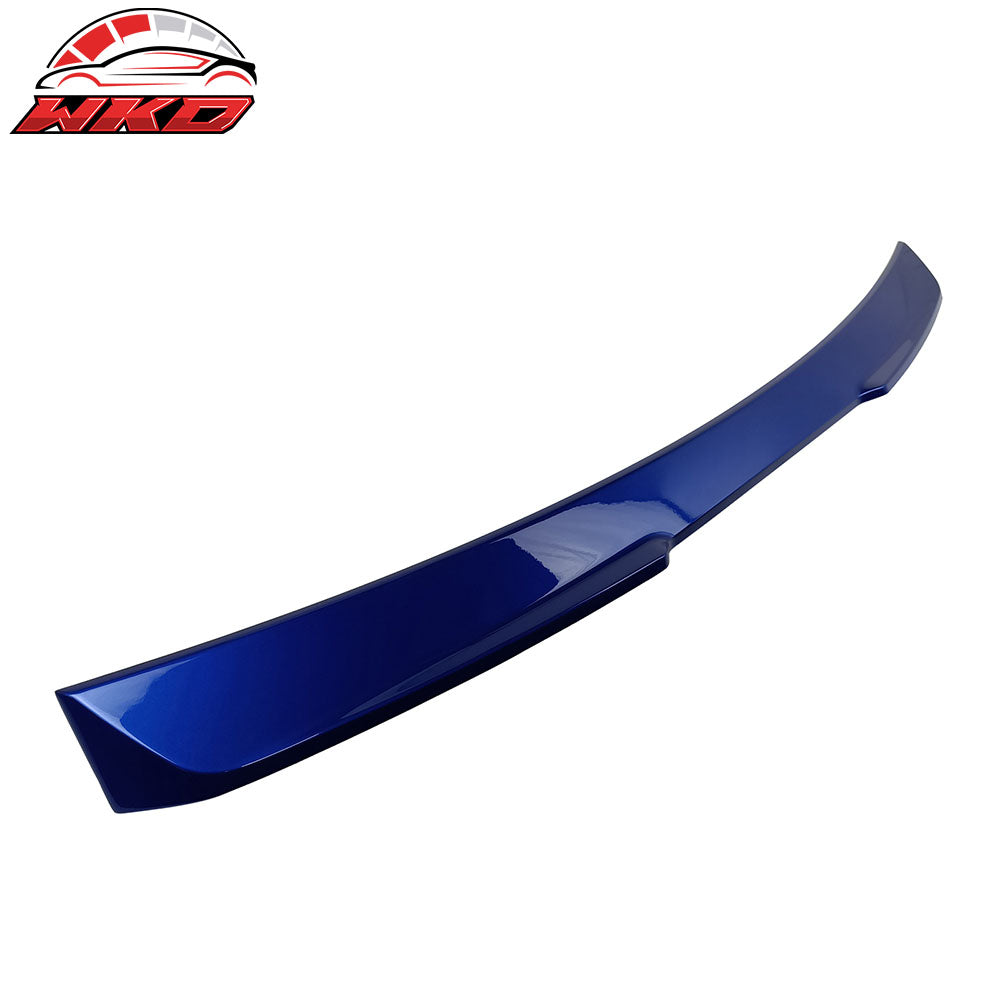 Fits 15-21 Subaru WRX STI X Style Rear Roof Spoiler Wing Painted #K7X Wr Blue