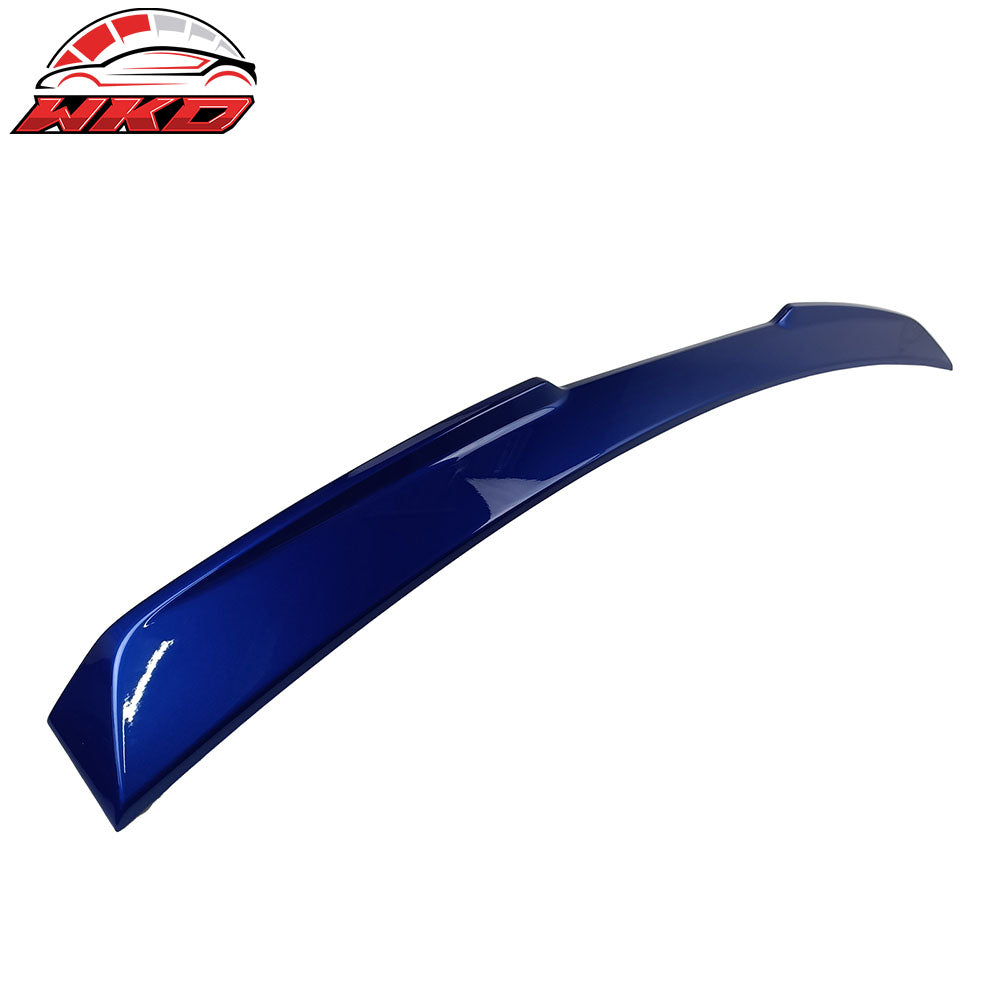 Fits 15-21 Subaru WRX STI X Style Rear Roof Spoiler Wing Painted #K7X Wr Blue