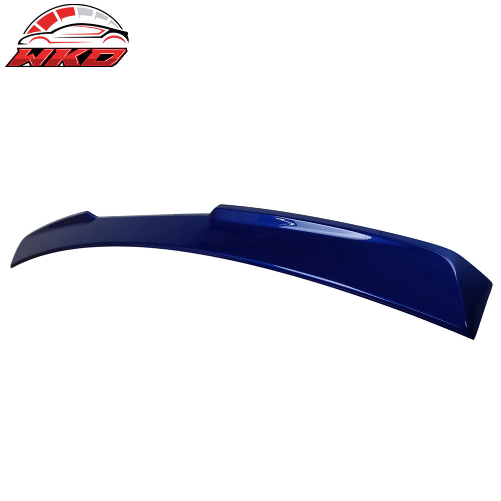 Fits 15-21 Subaru WRX STI X Style Rear Roof Spoiler Wing Painted #K7X Wr Blue