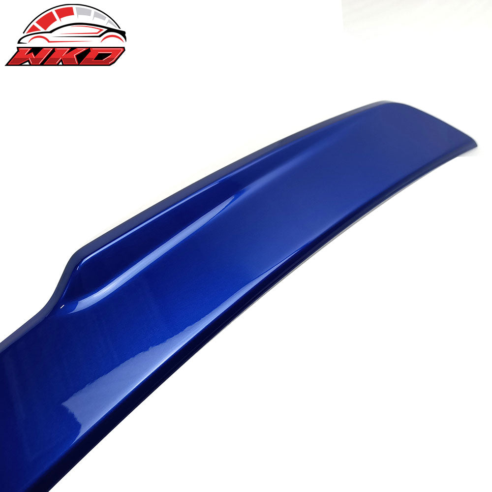 Fits 15-21 Subaru WRX STI X Style Rear Roof Spoiler Wing Painted #K7X Wr Blue