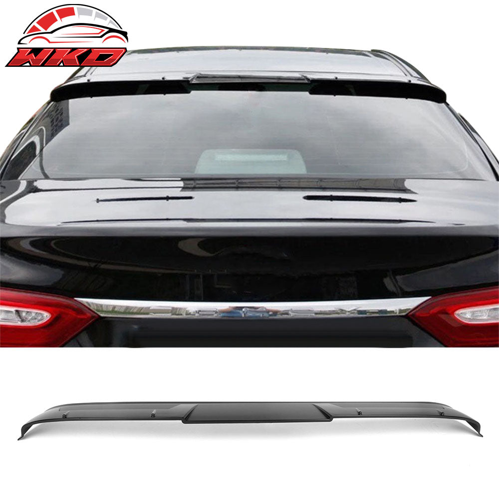 Fits 18-26 Toyota Camry IKON V2 Style Rear Roof Window Spoiler ABS Matte Black