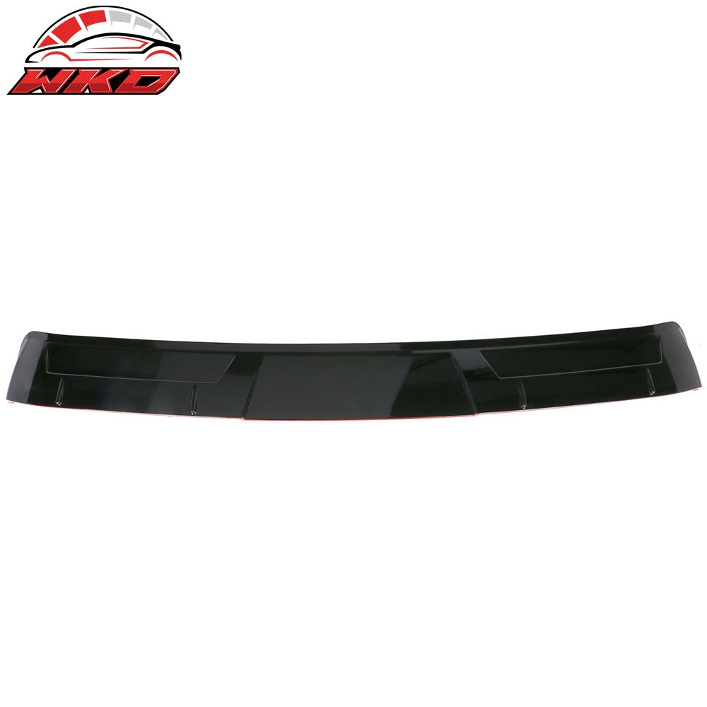 Wholesale 18-26 Toyota Camry V2 Roof Spoiler Rear Window Wing Gloss Black w/ Red Edge