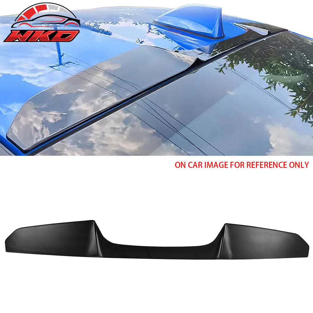 Fits 22-26 Toyota GR86/Subaru BRZ D Style Matte Black Rear Roof Spoiler Wing ABS