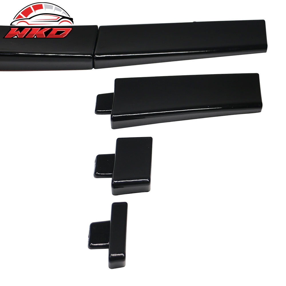 Universal Adjustable Car Top Roof Spoiler Wing Rear Window Visor ABS Gloss Black