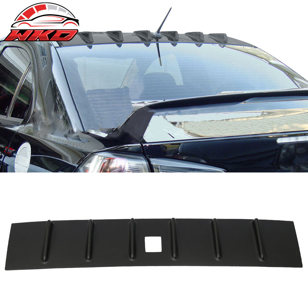 Fits 08-17 Mitsubishi Lancer 10 ABS Rear Roof V Style Shark FIN Spoiler