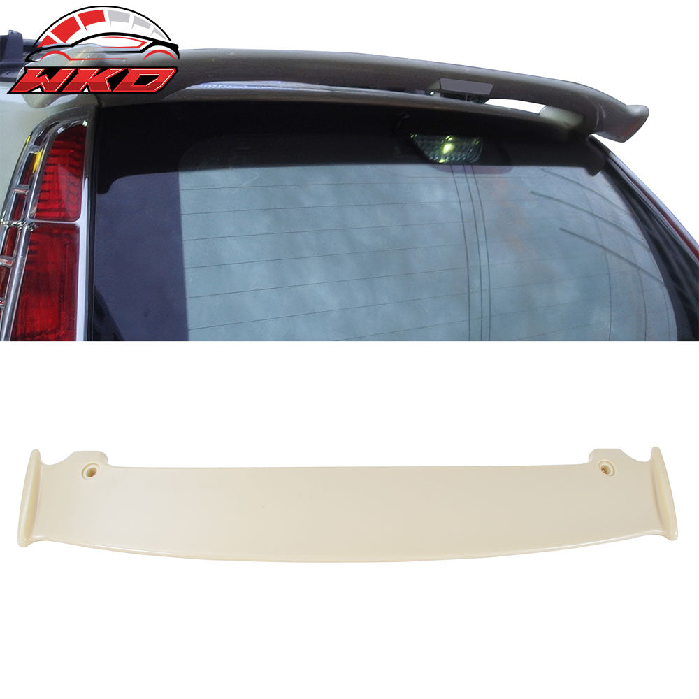 Fits 07-11 Honda CR-V CRV Mugen Style Rear Roof Window Spoiler Unpainted Beige