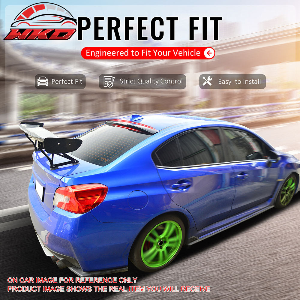 Fits 15-21 Subaru WRX STI Style Rear Roof Window Lip Spoiler Painted Pearl White