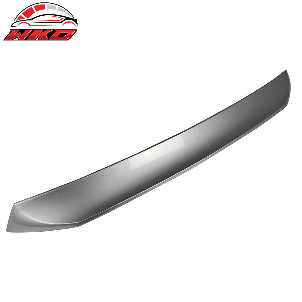 Fits 22-26 Toyota GR86/Subaru BRZ #G1U Silver IKON Roof TRD Trunk Spoiler ABS