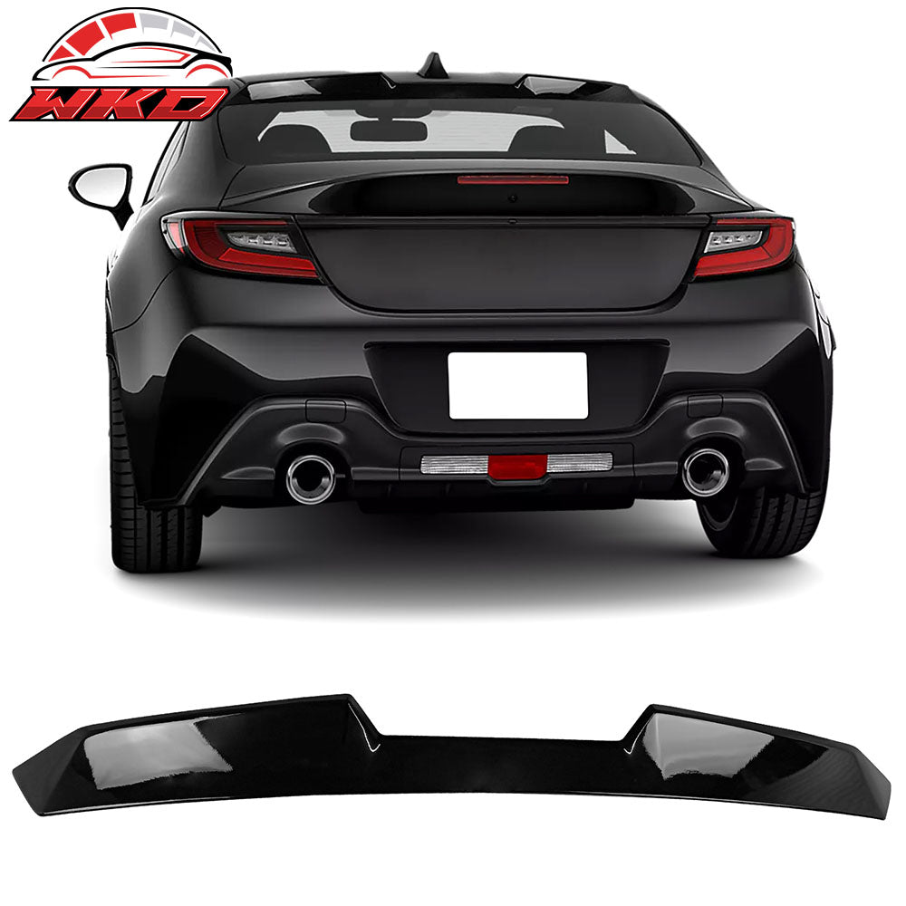 Fits 22-26 Toyota GR86/Subaru BRZ V Roof+ TRD Trunk Spoiler Painted #D4S Black