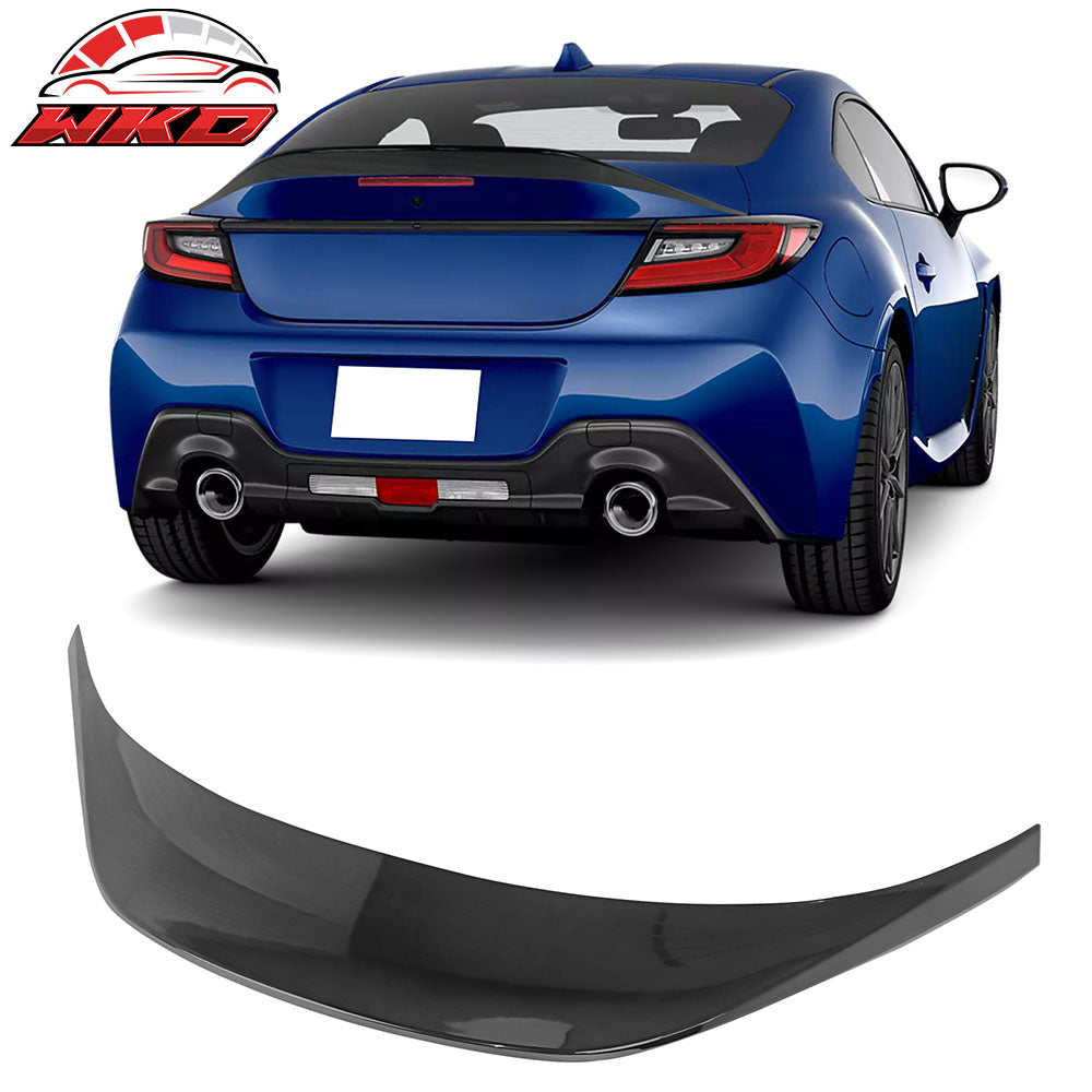 Fits 22-26 Toyota GR86/Subaru BRZ V Roof+ TRD Trunk Spoiler Painted #D4S Black