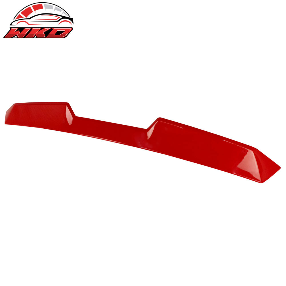 Fits 22-26 Toyota GR86/Subaru BRZ #DCK Red V Style Roof TRD Trunk Spoiler ABS