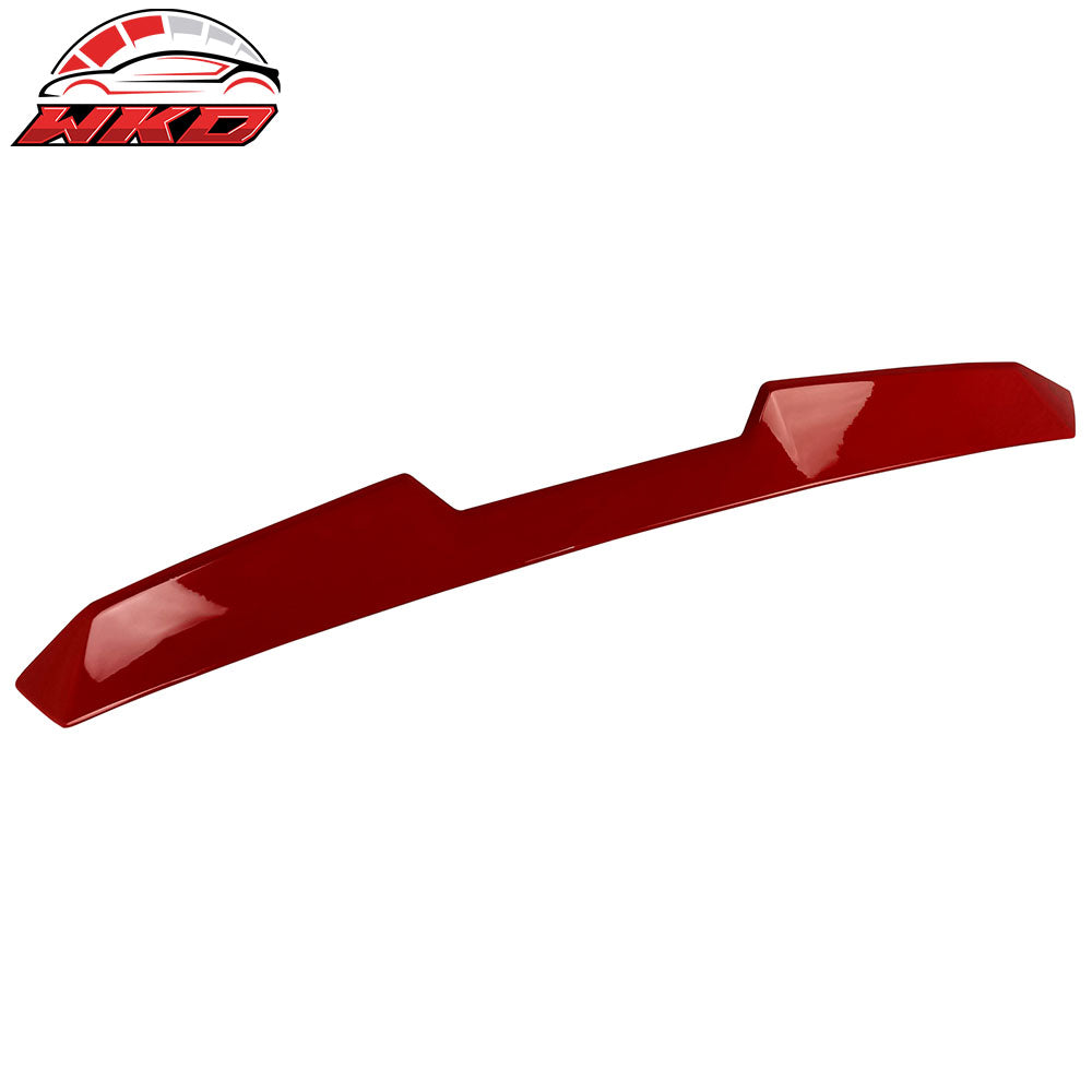 Fits 22-26 Toyota GR86/Subaru BRZ #DCK Red V Style Roof TRD Trunk Spoiler ABS