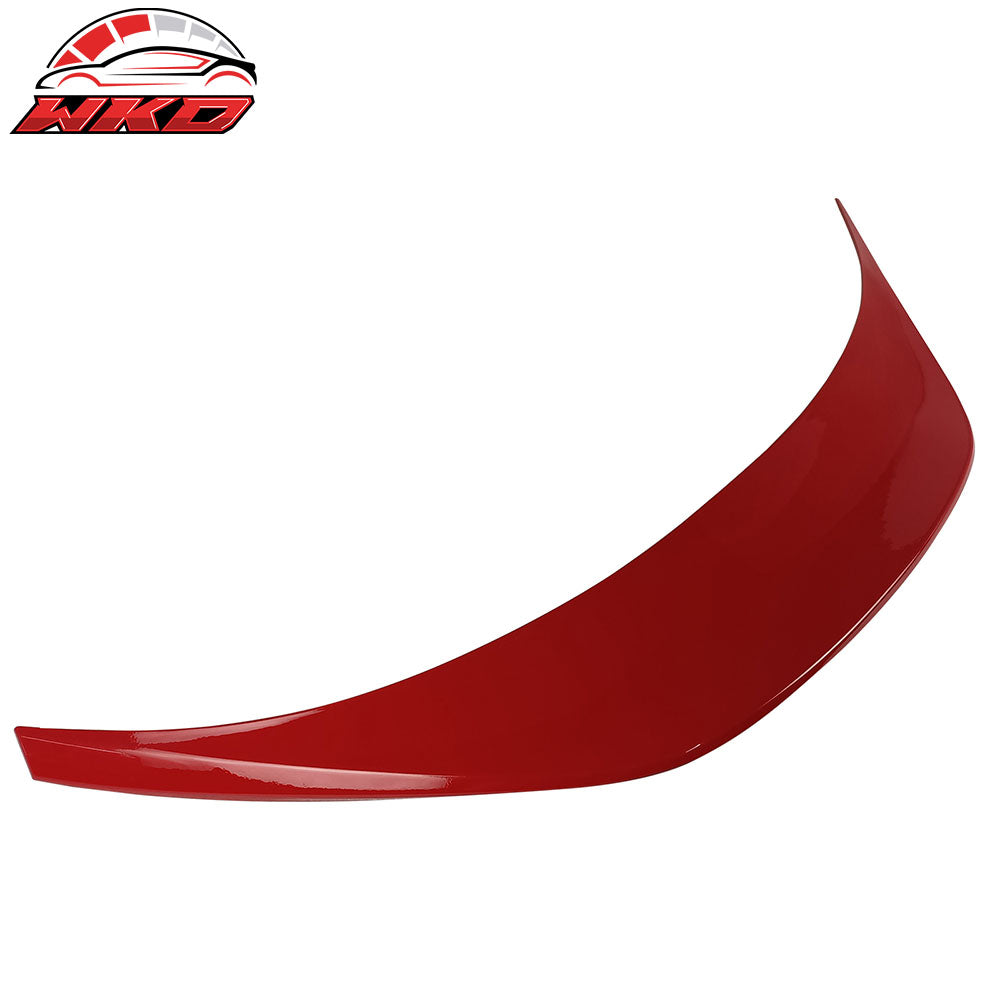 Fits 22-26 Toyota GR86/Subaru BRZ #DCK Red V Style Roof TRD Trunk Spoiler ABS