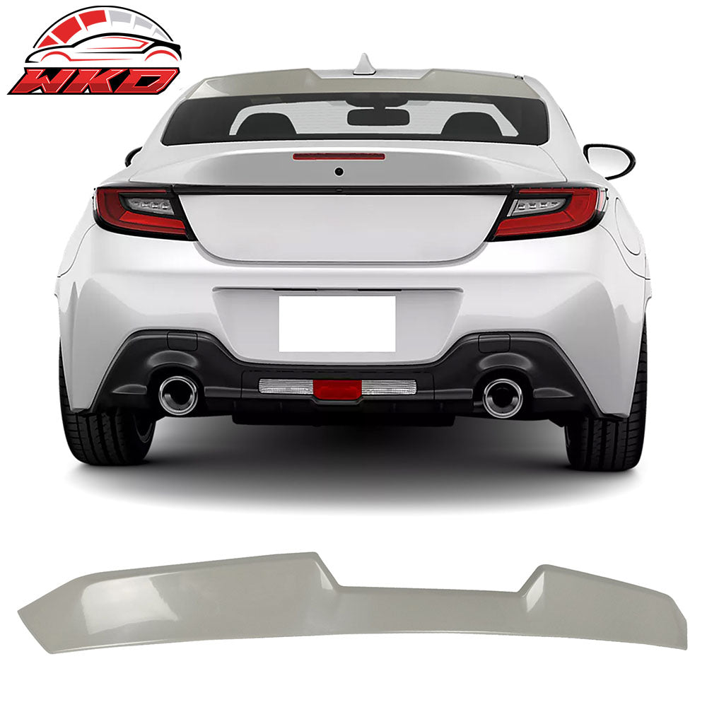 Fits 22-26 Toyota GR86/Subaru BRZ V Roof + TRD Trunk Spoiler Painted #K1X White