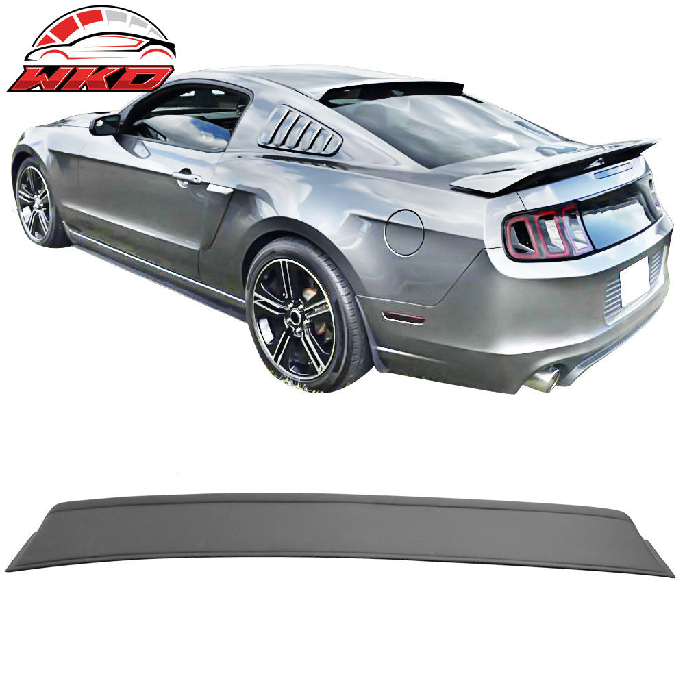 Fits 05-14 Ford Mustang Rear Roof Window Spoiler Unpainted - PUR