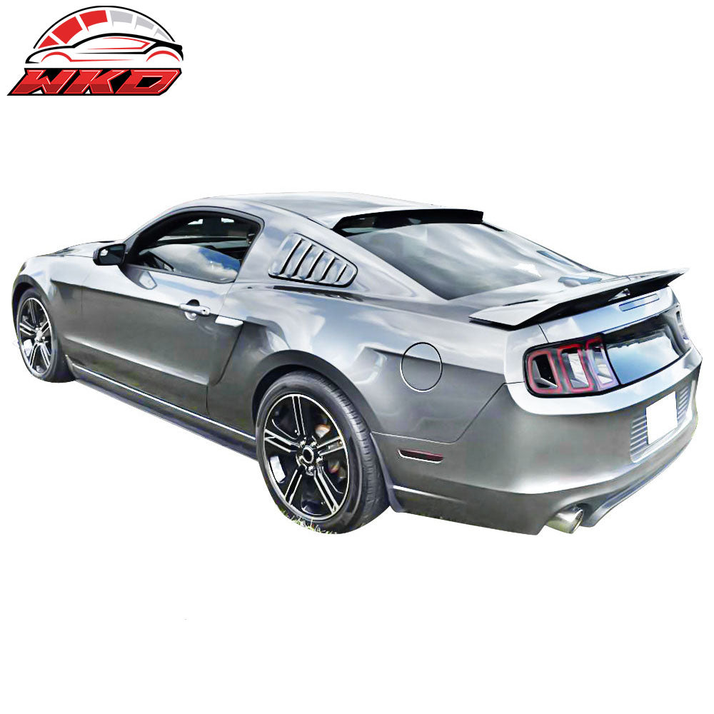 Fits 05-14 Ford Mustang Rear Roof Window Spoiler Unpainted - PUR