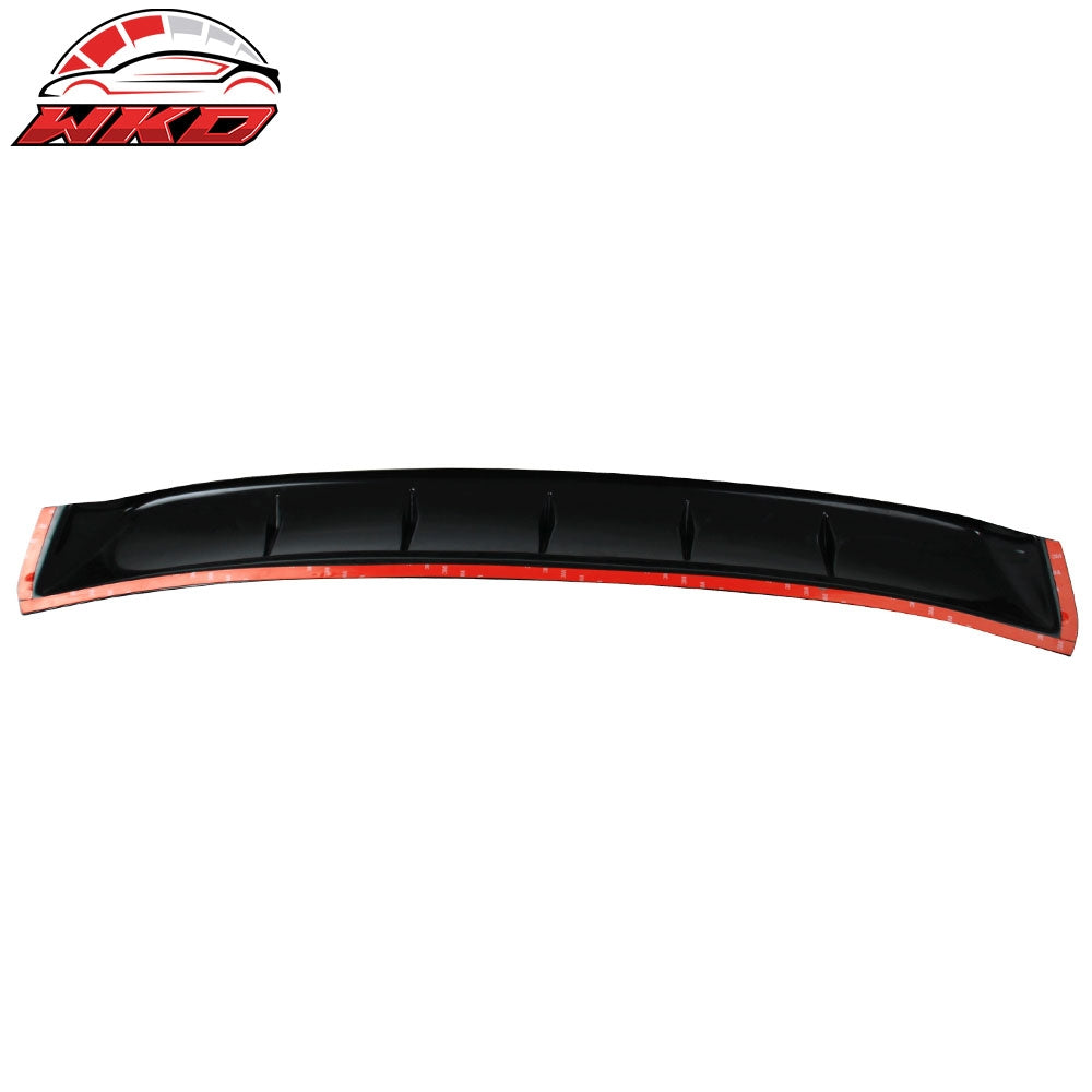 Fits 16-21 Honda Civic Sedan 4Dr Rear Roof Window Spoiler Wing Transparent Smoke