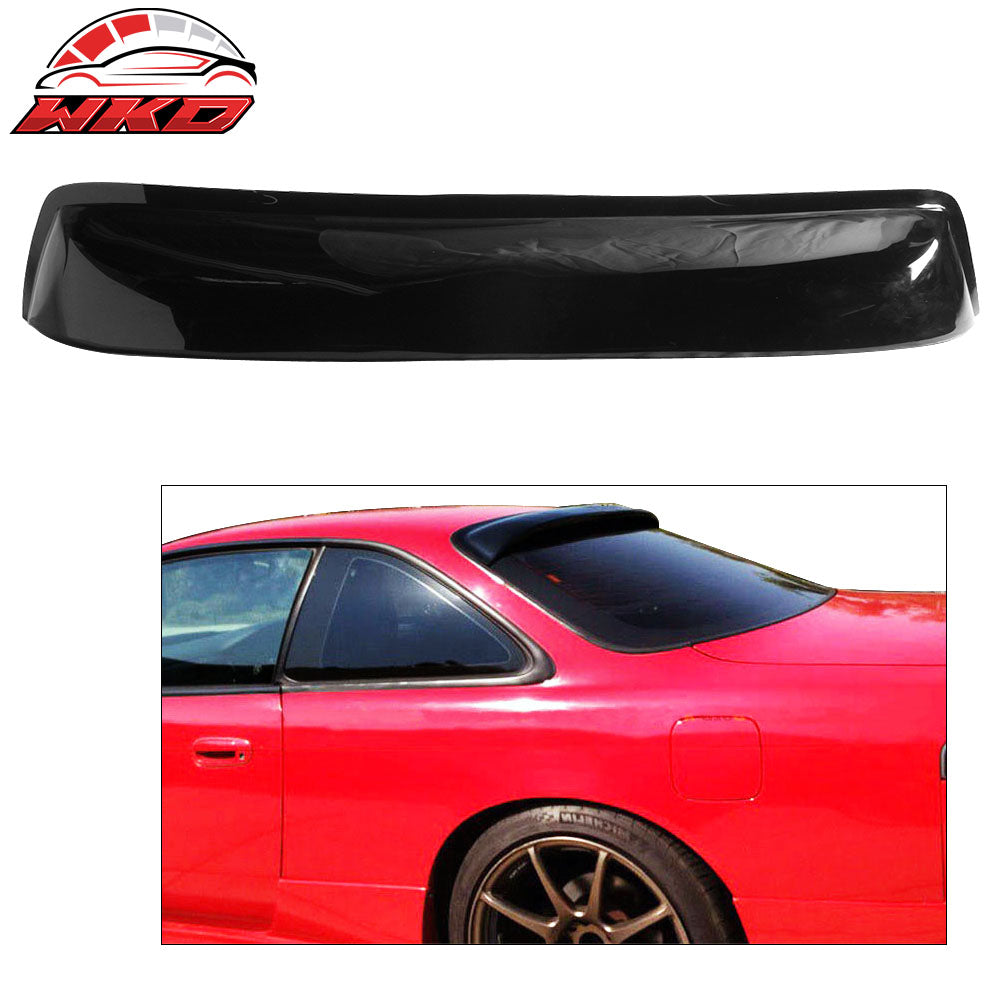 Fits 1995-1998 Nissan 240SX S14 OE Style Rear Roof Window Spoiler Wing Acrylic