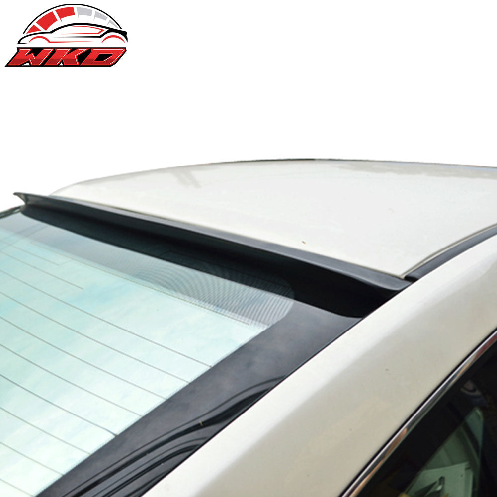 Fits 94-97 Audi A6 C4 Roof Spoiler Wing Rear Window Visor Unpainted Black PUF
