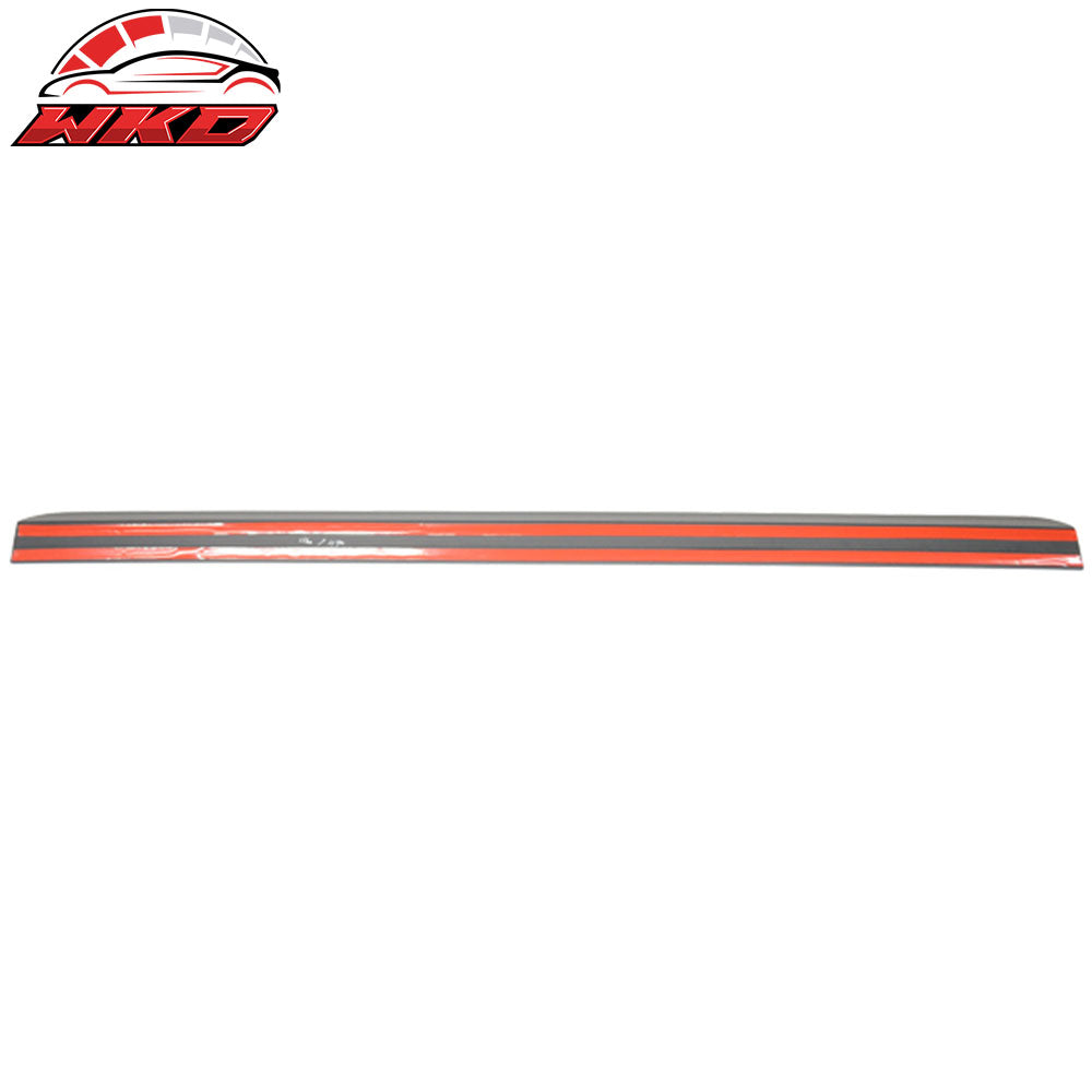 Fits 94-97 Audi A6 C4 Roof Spoiler Wing Rear Window Visor Unpainted Black PUF