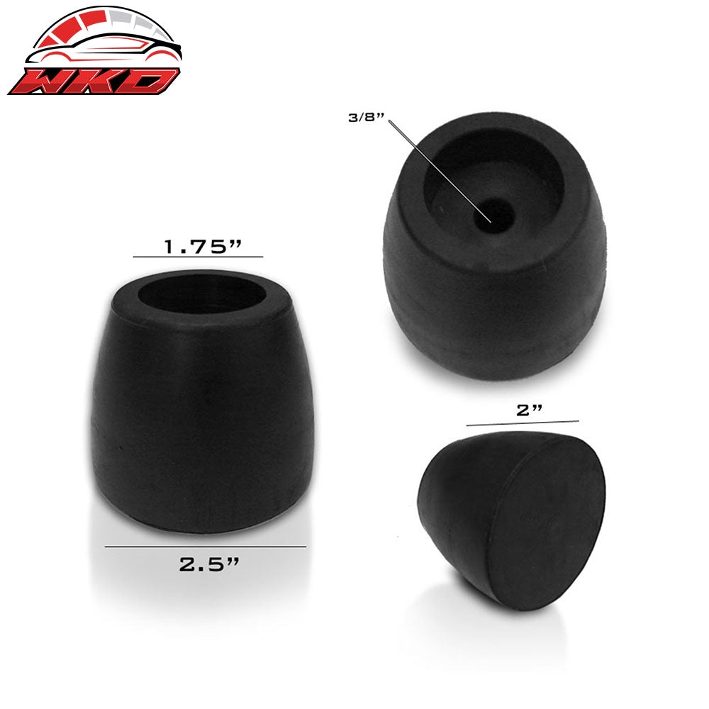 Universal Cone Rubber Cargo Trailer Truck Ramp Door Bumpers Stop Accessory